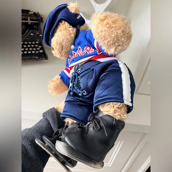 BUILD-A-BEAR New York Rangers Hockey NHL Official Plush Bear Stuffed 16 inches - Picture 3 of 12